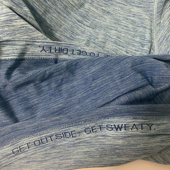 Lululemon Metal vent tech Heathered blue Polo Shirt - Picture 5 of 9